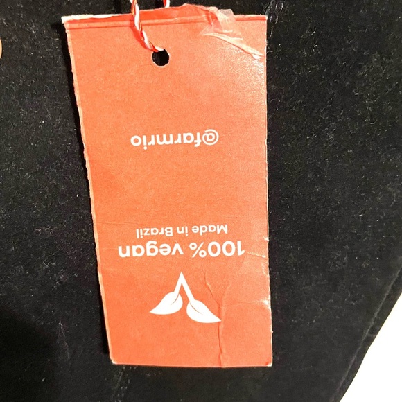 Farm Rio Tall Boot Lug Sole Black Tribal Ribbon MSRP $285 NWOT Sz 7 Vegan Suede - Picture 11 of 14